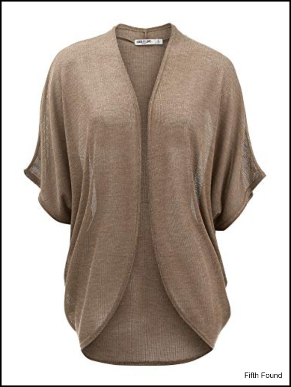 Lightweight Open-Front Batwing Kimono Cardigan Loose Relaxed Fit